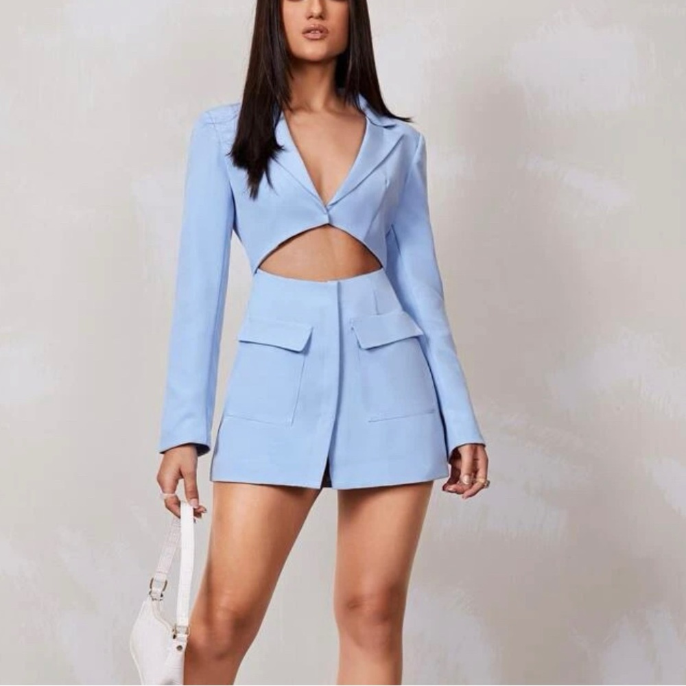 This is a new blue Blazer dress , size xs, never used.